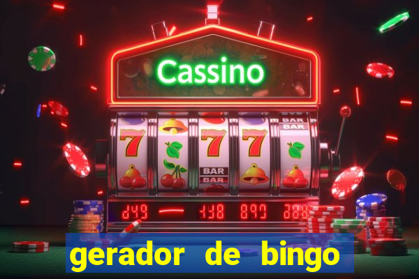 gerador de bingo de palavras